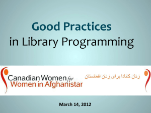 Good Practices in Library Programming