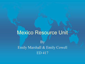 Mexico Resource Unit - Wright State University