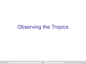 Observing the tropics