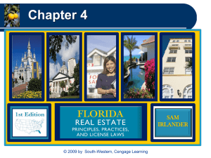 Florida Real Estate Principles, Practices, and