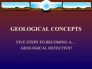 GEOLOGICAL CONCEPTS