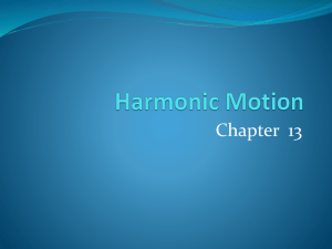 Harmonic Motion (PPT)