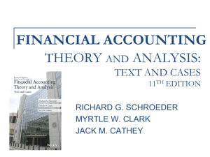 accounting theory: text and readings