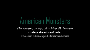 Culture Day Workshop_American Monsters