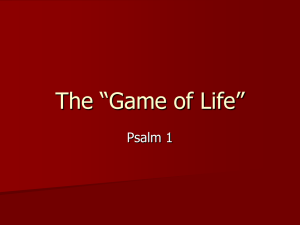 The “Game of Life”