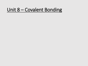 Chemical Bonds