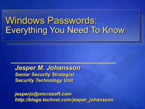 Windows Passwords: Everything You Need To Know