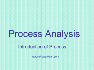 Process Analysis