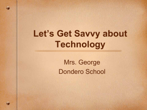 Thinking About Using Technology