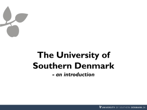 2007. Merger between the University of Southern Denmark and