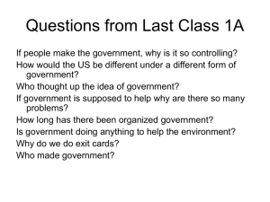 What is republican government - socialstudiesNCUHS