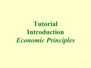 Multiple Choice Tutorial Chapter 1 The Art and Science of Economic