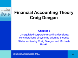 ACCOUNTING Financial and Organisational Decision Making