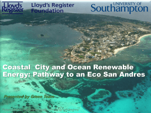 Coastal City and Ocean Renewable Energy