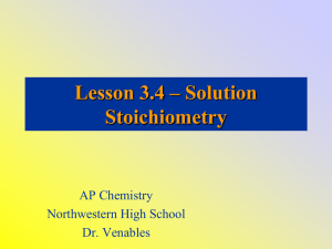 M - Dr. Venables' Chemistry Sites