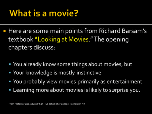 What is a movie?