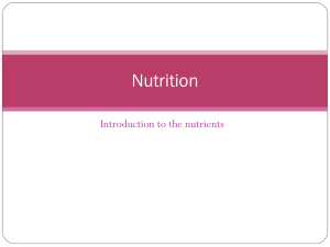 Nutrition - Peda.net