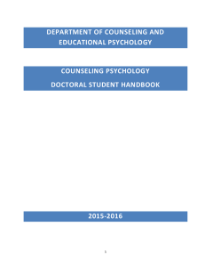 counseling psychology: an orientation