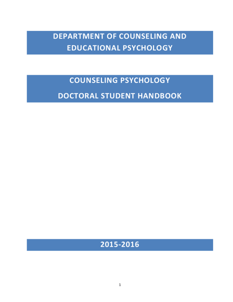 counseling psychology: an orientation