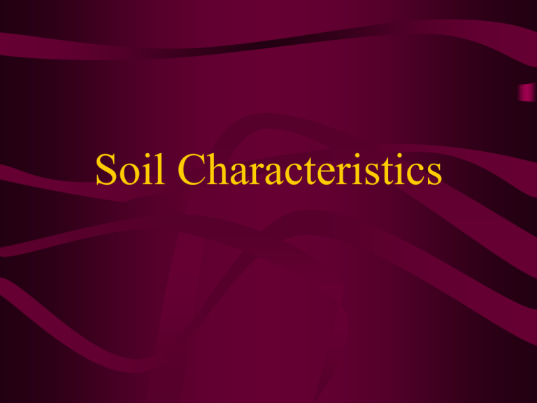 soil-characteristics