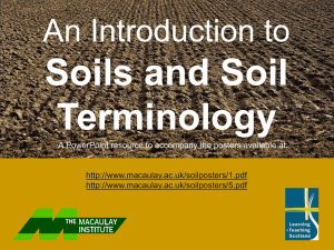 An Introduction to Soils and Soil Terminlogy