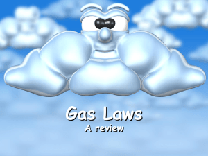 Gas Laws A Review