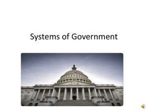 Systems of Government - Riverside Local Schools