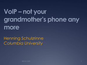 IEEE-DLT-VoIP - Columbia University