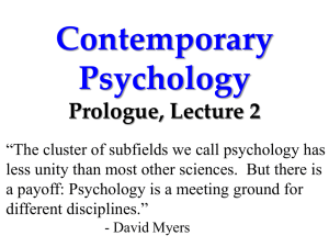 Psychology in Everday Life David Myers