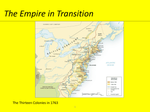 The Empire in Transition