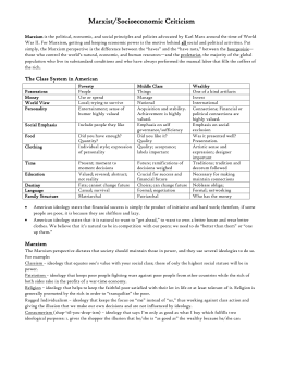 Essay marxist literary theory