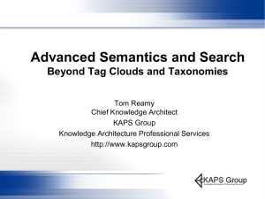 Advanced Semantics and Search