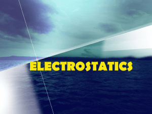 IB Electrostatics (AIS)