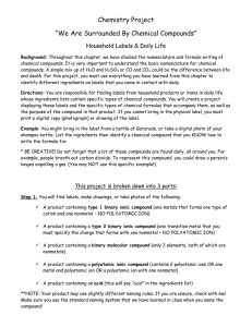 Chemical Compound Project