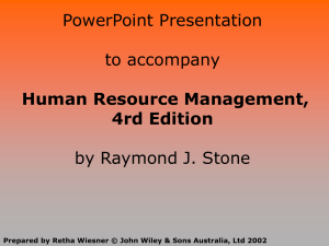 Human Resource Management, 4rd Edition