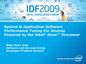 Intel® Software Development Tool Suite