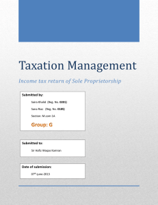 Taxation Management