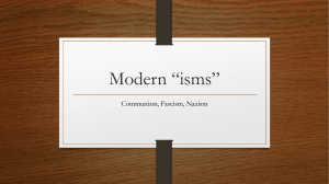 Modern *isms*