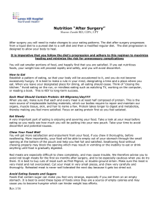 Nutrition Guide - Manhattan Minimally Invasive & Bariatric Surgery