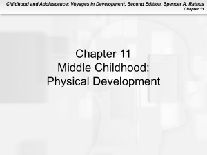 Middle Childhood: Physical Development