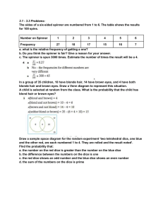 Prob and Stats Practice Test Group 8 Prob and Stats Practice Test