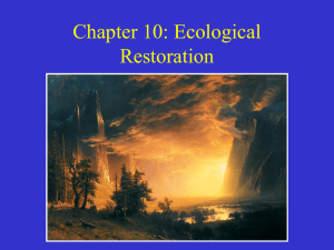 Chapter 10: Ecological Restoration - FRAZS-APES