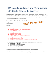RDA DFT Data Models-v1-4 - B2Share