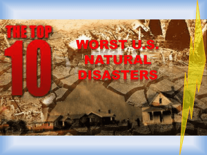 10 Worst Natural Disasters in U.S. History