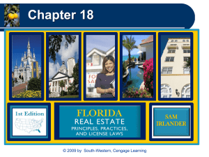 Florida Real Estate Principles, Practices, and