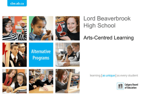 School name placeholder - Lord Beaverbrook High School