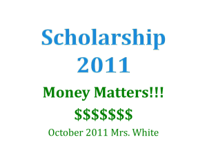 Scholarship - WordPress.com