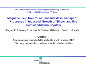 Magnetic field control of heat and mass transport processes