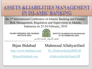 Assets Liabilities Management in Islamic Banking