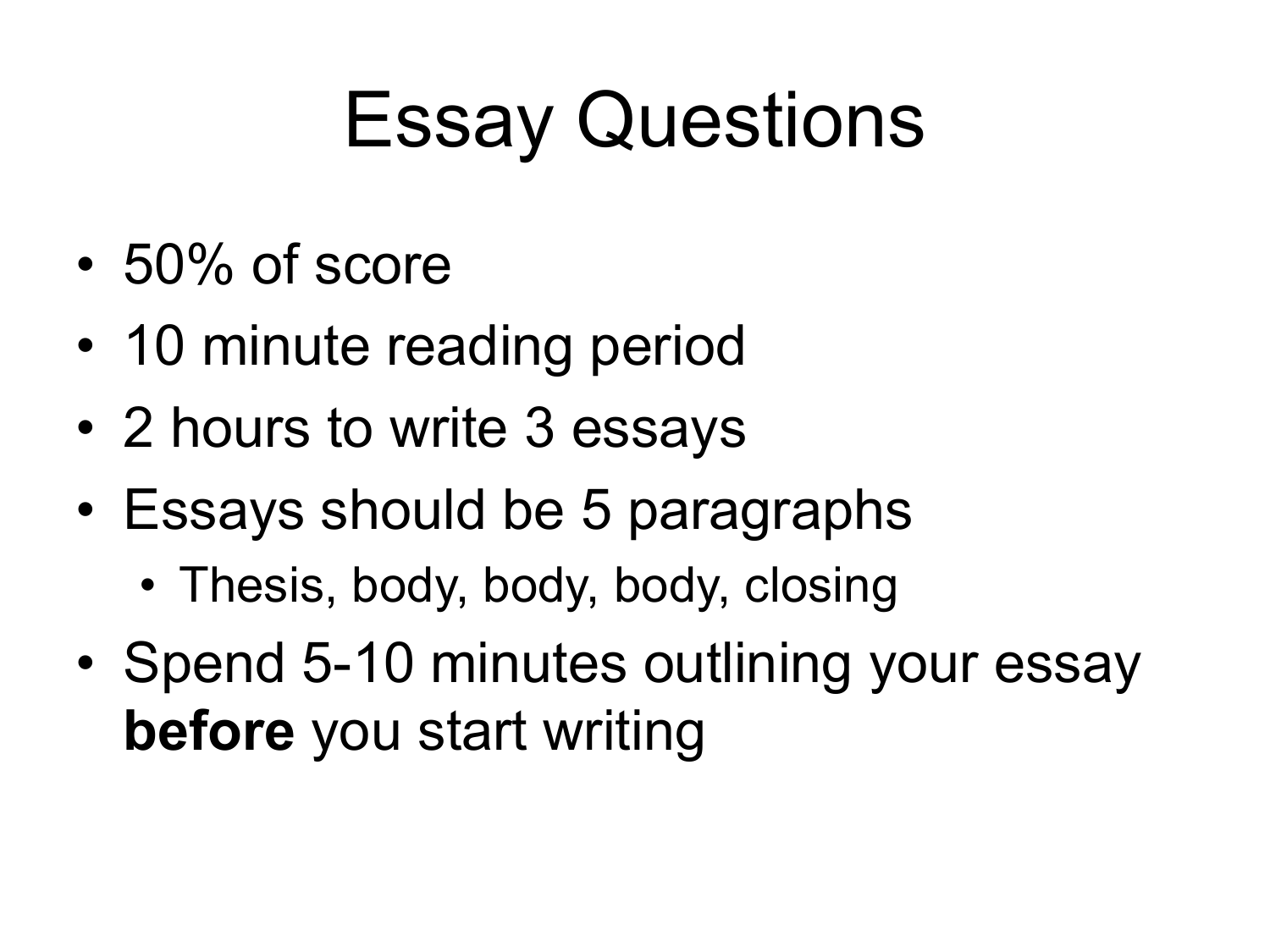 The highwayman essay